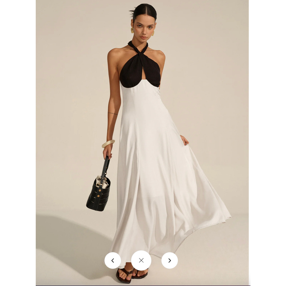 Copied - Commense Halter Neck Cut-Out Maxi Dress Sz XL